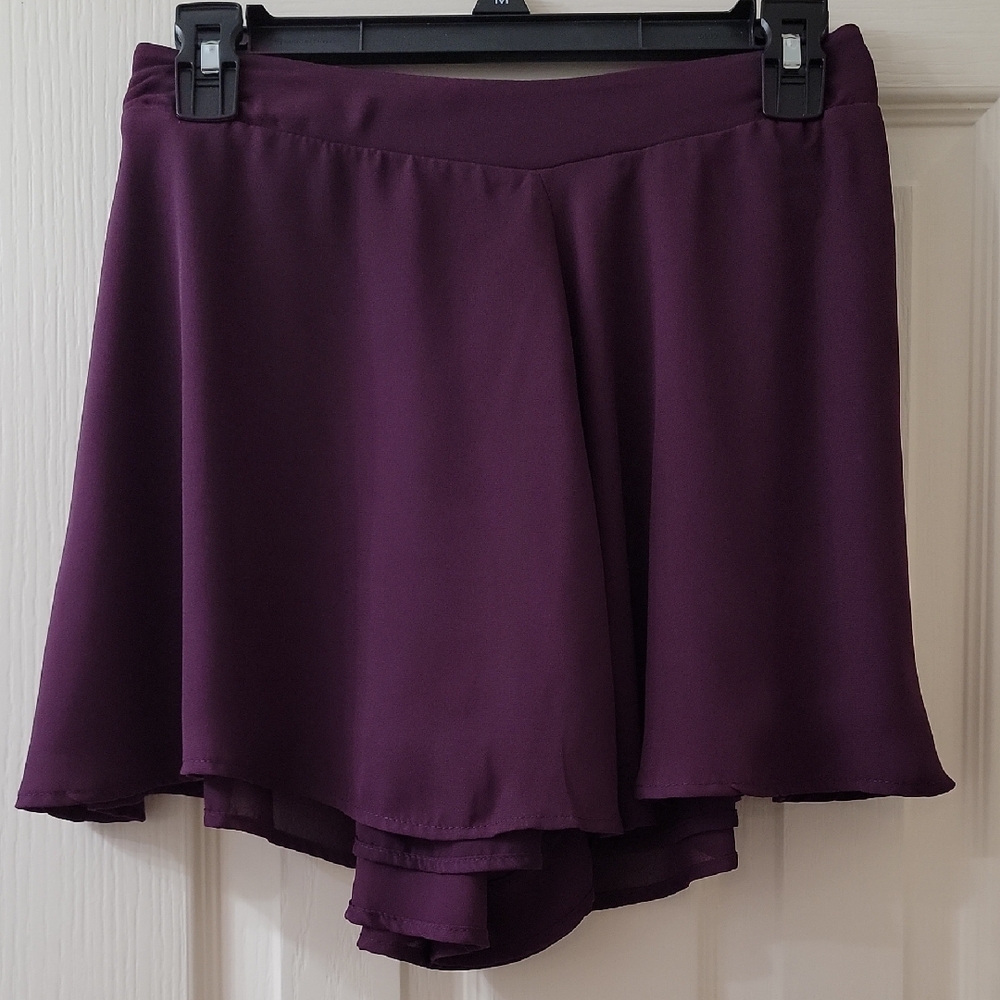 Elegant Purple Women's Skort